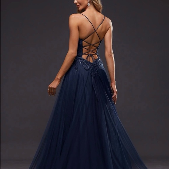 Navy stunning dress (JJ) main image 0